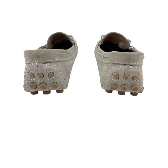 Mercanti Fiorentini Gray Suede Slip On Driving Loafers Moccasins Womens 9.5B - Picture 2 of 8
